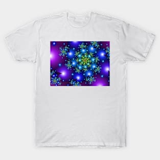 Spinning Galaxy Flower T-Shirt